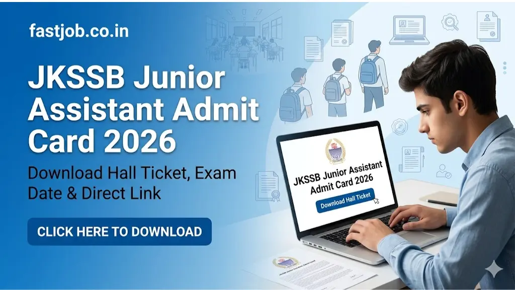 JKSSB Junior Assistant Admit Card 2026